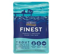 Fish4Dogs Finest Dog Mousse Grain Free 100 gr - Trota - Confezione da 12 pezzi - Cibo Umido per Cani - 1° ORDINE? scegli lo sconto BZR5 / BZR20 + 200 punti fedeltà