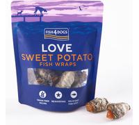 Fish4Dogs Love Sweet Potato Fish Wraps Premi per Cani 100 g