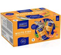 Fish4Dogs PROMO 6 x 395 g Finest Complete Umido Pesce Bianco e Patate Dolci e Fagiolini per Cani Adulti