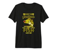 Fisher Baitcast Catch Pescatori Amo Pesca Pescatori Pesca Maglietta Premium