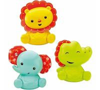Fisher Price Amici Roly-Poly Leone Elefante Coccodrillo - Set giocattoli sonaglio
