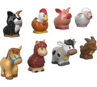Fisher-Price-Animali della Fattoria Little People, 8 Animali tra cui Lama, Galli