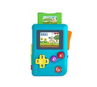 Fisher-Price Baby Console Gioca e Vai, Finta Console con Luci e Suoni, Gioco Didattico di Attività Musicali Ridi & Impara, Giocattolo per Bambini 6+ Mesi, Edizione: UK-Inglese , HBC89