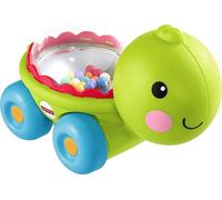 Fisher-Price Baby Crawling Toy Poppity Pop Turtle Push-Along Vehicle with Ball P