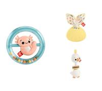 Fisher-Price Baby Giocattolo per bambini per mordere e sonagli sensimals per bambini da 3 mesi in poi