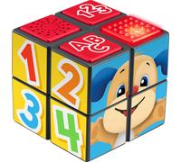 Fisher-Price Baby Learning Toy Laugh & Learn Puppy’s Activity Cube with Lights M
