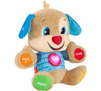 Fisher-Price Baby Learning Toy Laugh & Learn Smart Stages Cucciolo di peluche musicale con luci e canzoni educative per neonati dai 6 mesi in su