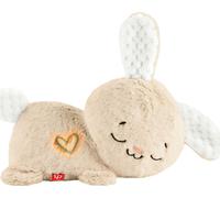 Fisher-Price Baby Sound Machine Soothe & Settle Bunny Portable Plush Toy with Mu