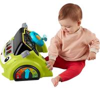 Fisher-Price Baby & Toddler Learning Toy Laugh & Learn Sit & Steer Driver Centro attività auto con fasi intelligenti per bambini dai 6 mesi in su