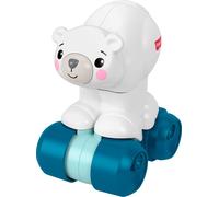 Fisher-Price Baby Toy Crawl-After Polar Bear, Animal-Themed Activity Vehicle wit