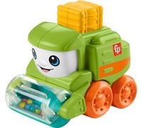 Fisher-Price Baby Toy Rollin’ Tractor Push-Along Vehicle with Fine Motor Activities for Infants Ages 6+ Months