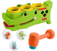 Fisher-Price Baby Toy Sit & Tap Rolligator, Crawling Activity with Pounding Hamm