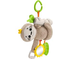 Fisher-Price Baby Toy Slow Much Fun Stroller Sloth, Travel Activity with Motion