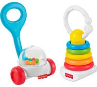 Fisher-Price Baby Toys Newborn Classics-Pack of Rattle Teether & Sensory Activit