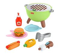 Fisher-Price Barbecue attività Amici della Foresta | Set gioco barbecue, 14 pezzi, senza elettronica, per bambini in età prescolare dai 2 anni, JLB82