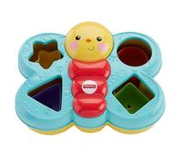 Fisher-Price Butterfly Shape Sorter, Baby Shape Sorter Toy with Different Shape