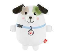 Fisher-Price - Cagnolino Baby Relax, morbido peluche portatile con vibrazioni calmanti e che emette suoni rilassanti con 4 modalità di controllo del volume, giocattolo per bambini, 0+ mesi, HTJ68