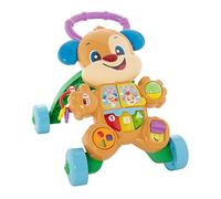 Fisher-Price Cagnolino Primi Passi - Ridi & Impara, Edizione multilingue, giocattolo musicale per camminare; Giocattolo per Neonati e Bambini da 6+ mesi