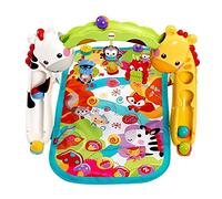 Fisher-Price CCB70 Palestrina 3-in-1 Cresci con Me, con 2 modalità Musicali, Luci Colorate e Oltre 10 attività e Giocattoli, Tappetino Imbottito Lavabile, da 0+ Mesi, Imballaggio Standard