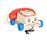 Fisher-Price Classics 1694 Chatter Telephone, Retro Baby Push Along Toy, Role Play for Kids, Toddler Phone, Classic Toy with Retro Style Packaging, Pretend Play Toys for Boys and Girls Aged 12 Months