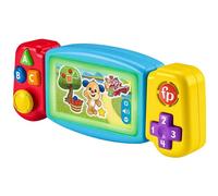 Fisher-Price - Console Gira e Impara, videogioco finto per bambini ai primi passi, con luci, suoni e canzoni educative, versione multilingue, giocattolo per bambini 9 - 36 Mesi, HNL52