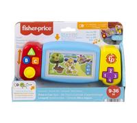 Fisher-Price Console Gira e Impara, videogioco finto per bambini ai primi passi, con luci, 9 - 36 Mesi, Edizione: Olandese; Inglese, UK; Francese; Tedesco; Italiano, HNL51