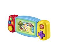 Fisher-Price - Console Gira e Impara, videogioco finto per bambini ai primi passi, con luci, suoni e canzoni educative, versione multilingue, giocattolo per bambini 9 - 36 Mesi, HNL52