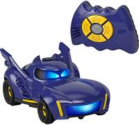 Fisher-Price DC Batwheels HRB24 - Auto telecomandata Bam the Batmobile, con luci, suoni e frasi di personaggio, per bambini dai 3 anni in su