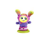 Fisher-Price, DJ Nina Salterina,Versione francese, giocattolo musicale interattivo e didattico com musica, luci e azione saltellante motorizzata, giocattolo per bambini, 9-36 mesi, HRX19