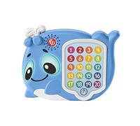 Fisher-Price Eden the Whale Linkimals (versione francese), giocattolo musicale interattivo per l'apprendimento precoce con luci, giocattolo per bambini, dai 18 mesi in su, HJR68
