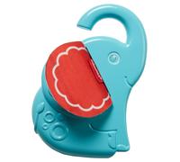 Fisher Price Elephant Peek Specchio da Gioco 2 in 1 con Sonagli per Dentizione 3+ Mesi