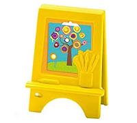 Fisher-Price GCK46 - Pezzo di ricambio per set da gioco scolastico Little People Friendly, include un cavalletto giallo