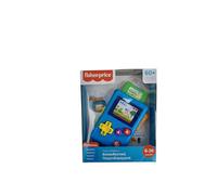 Fisher-Price Giocattolo educativo della mia prima console di gioco risate e risveglio con musica e luci per neonati e bambini a partire dai 6 mesi, versione greca (greca)