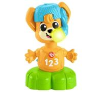 Fisher-Price Giocattolo educativo per neonati e bambini, Beat Bande Spring & Sing Fuchs Bruno con suoni e luci per bambini dai 9 mesi in su, edizione tedesca, HYL29