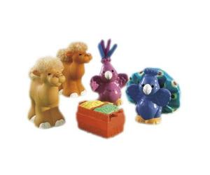 Fisher Price - Giocattolo prima età - Gli animali dell'Arca: dromedari e pavoni
