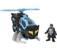 Fisher-Price GYC72 Imaginext DC Super Friends Batcopter, Batman giocattolo elicottero veicolo con figura per bambini dai 3 agli 8 anni, multicolore, 17,05 x 18 x 8,16 cm