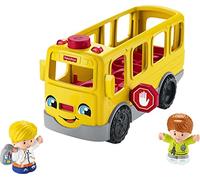 Fisher-Price HJN36 - Little People Scuolabus, versione multilingue, giocattolo con musica per bambini e bambini in età prescolare a partire da 1 anno