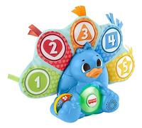 Fisher-Price HNN81 - BlinkiLinkis Zahlen und Farben Pfau, deutsche Version, elektronisches Lernspielzeug mit Licht und Musik für Babys und Kleinkinder ab 9 Monaten
