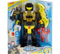 Imaginext DC Super Friends - Batman Insider e il Bat Bot, robot da 30+ cm con ca