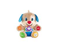 Fisher-Price Il Cagnolino Smart Stages Ridi & Impara, morbido peluche educativo per imparare le prime paroline, con 75+ canzoni, luci e melodie, 6+ mesi, Edizione: Tedesco, FPM50