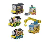 Il Trenino Thomas - Squadra del Cantiere, set con 5 veicoli locomotiva a tema co