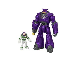 Fisher-Price Imaginext - Buzz LightyearZurg Attacco Spaziale, set con personaggi snodati con lancio proiettile, Giocattolo per Bambini 3+ Anni, HGT34
