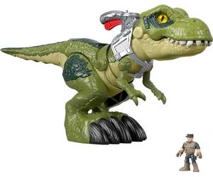Fisher-Price Imaginext, Jurassic Park Imaginext T-Rex dalla Grande Bocca, con Personaggio, Giocattolo per Bambini 3+ Anni, GBN14
