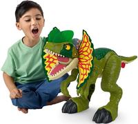 Fisher-Price Imaginext Jurassic World - Attacco del Dilofosauro, Dinosauro Alto
