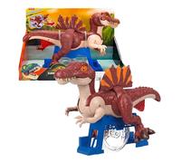 Fisher-Price Imaginext Jurassic World La Rinascita, dinosauro giocattolo, Spinosauro Scatto Fulmineo con movimento per attaccare e azzannare, 23 cm circa, JFR24