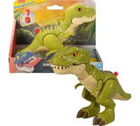 Fisher-Price Imaginext Jurassic World La Rinascita - T-Rex, Dinosauro Alto 20+ cm con Effetto tattile e Movimento attivabile da Pulsante, Giocattolo per Bambini, 3+ Anni, JFJ65