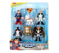 Fisher-Price Imaginext Superman Action Figure Multipack, 6 Characters, 3-inch Co
