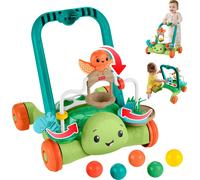 Fisher-Price Deambulatore per bambini a forma di tartaruga, primi passi, 6 mesi in su