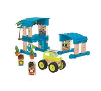 Fisher-Price - La Casa sulla Spiaggia, con Binari e Costruzioni , Giocattolo per Bambini 3+ Anni, GFJ13