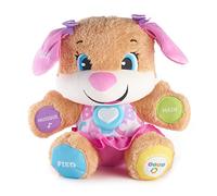 Fisher-Price la Sorellina del Cagnolino Smart Stages Ridi & Impara, Morbido Peluche Educativo per Imparare le Prime Parole, con 75+ Canzoni, Luci e Melodie, Edizione: Francese, FPP52